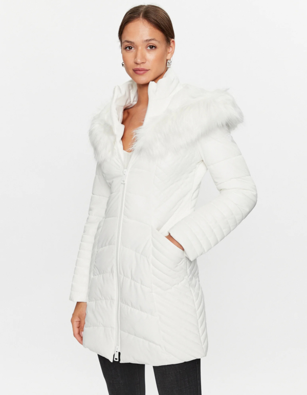 PIUMINO LUNGO BIANCO Guess