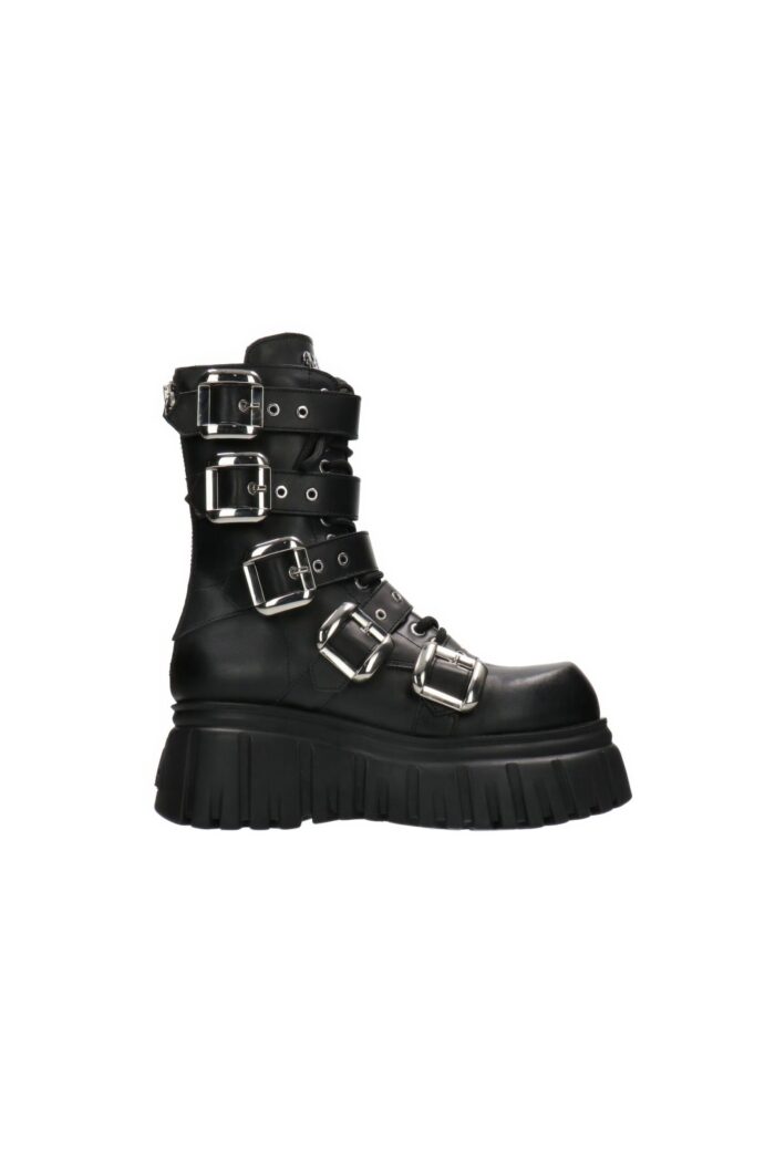 ANFIBIO PLATFORM CON FIBBIE LONDON BUCKLE Aniye By