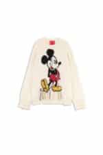 MAGLIA BIANCA TOPOLINO PULL KOLOR MICKEY Aniye By