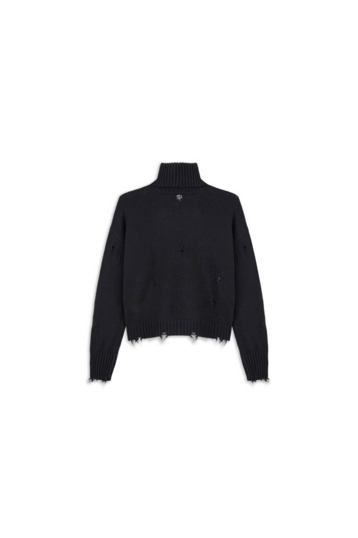 MAGLIA DOLCEVITA NERA TOPOLINO PULL MICKEY Aniye By