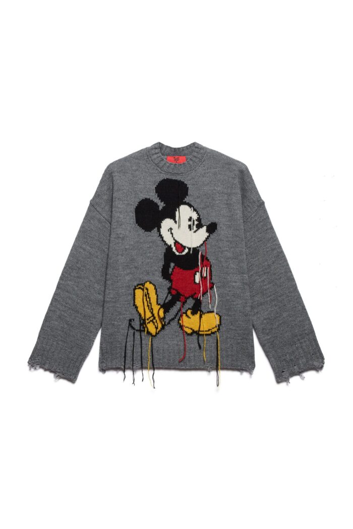 MAGLIA GRIGIA TOPOLINO PULL KOLOR MICKEY Aniye By