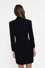 ABITO ROBE MANTEAU NERO Imperial