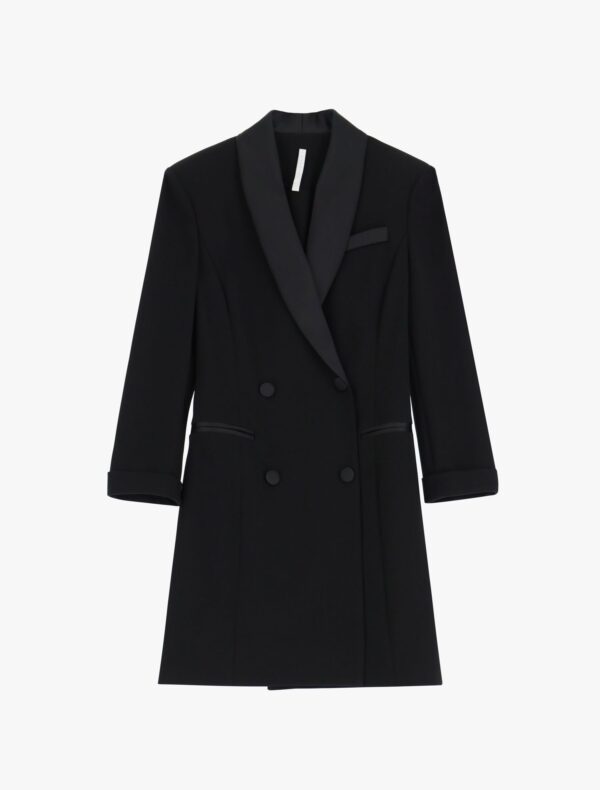 ABITO ROBE MANTEAU NERO Imperial