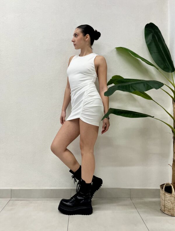 ABITO A TUBINO BIANCO TANK DRESS SANDY Aniye By