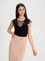 BODY IN PIZZO NERO Rinascimento