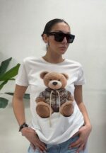 T-SHIRT BIANCA ORSO Kontatto
