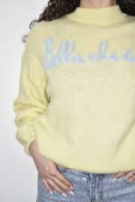 MAGLIA GIALLA "BELLA CHE SEI" La Botteguccia