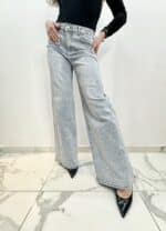 JEANS CHIARO STRASS La Botteguccia