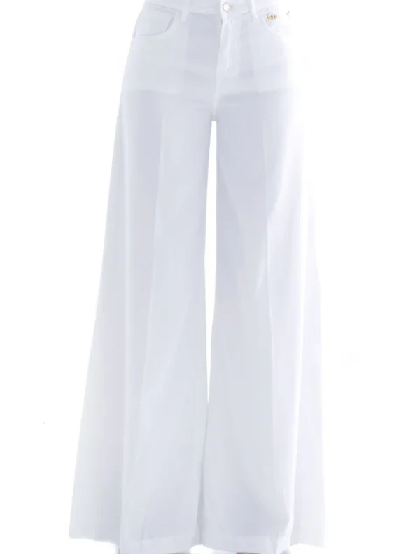 JEANS FLARE DENIM BIANCO LINDA Relish