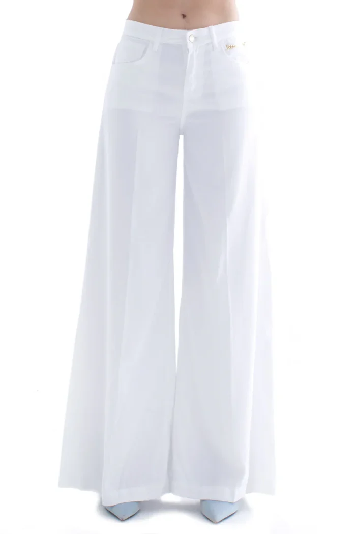 JEANS FLARE DENIM BIANCO LINDA Relish