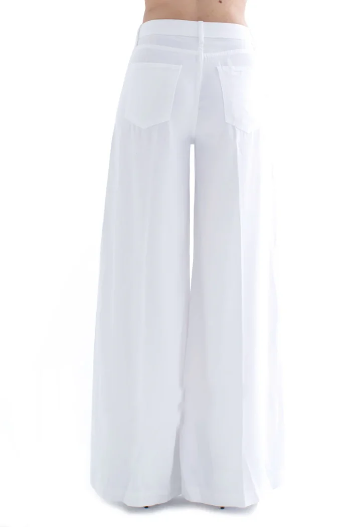 JEANS FLARE DENIM BIANCO LINDA Relish