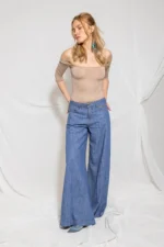 JEANS FLARE DENIM SLUB LINDA Relish