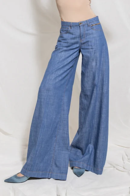 JEANS FLARE DENIM SLUB LINDA Relish