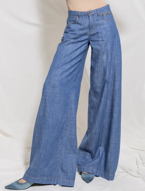 JEANS FLARE DENIM SLUB LINDA Relish