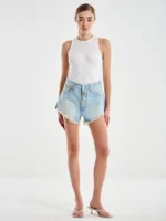 SHORTS DENIM SFRANGIATO Vicolo