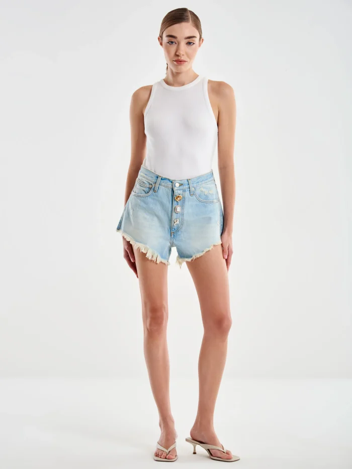 SHORTS DENIM SFRANGIATO Vicolo