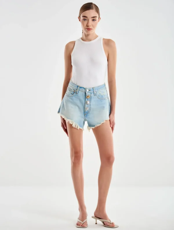 SHORTS DENIM SFRANGIATO Vicolo