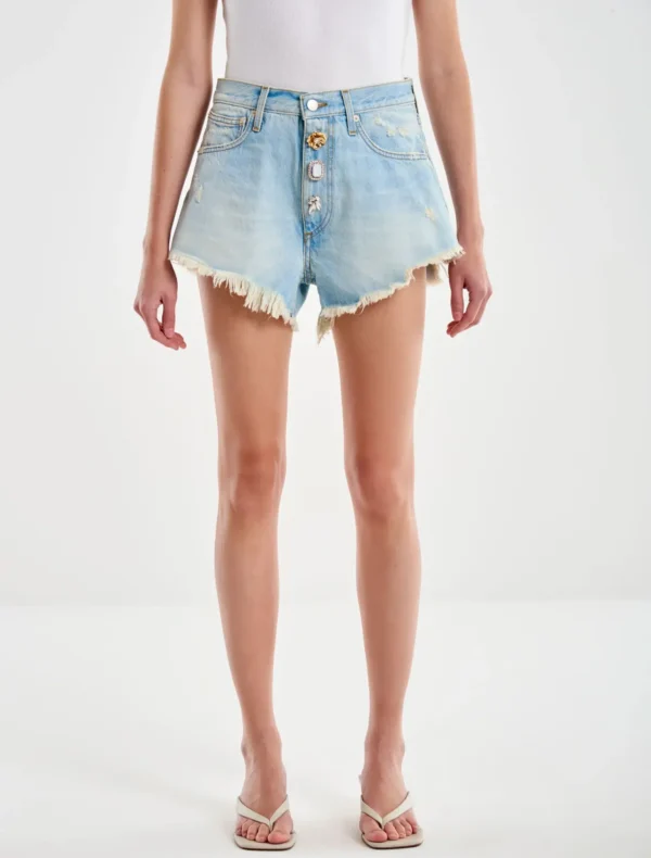 SHORTS DENIM SFRANGIATO Vicolo