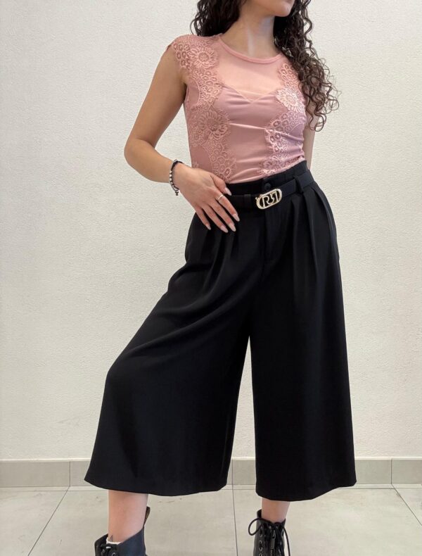 PANTALONE 3/4 NERO Rinascimento