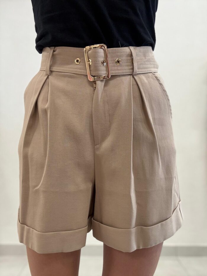 SHORTS BEIGE BIRDS Relish