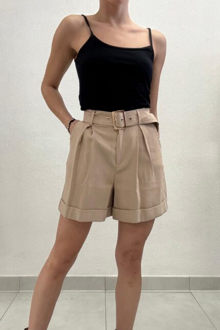 SHORTS BEIGE BIRDS Relish