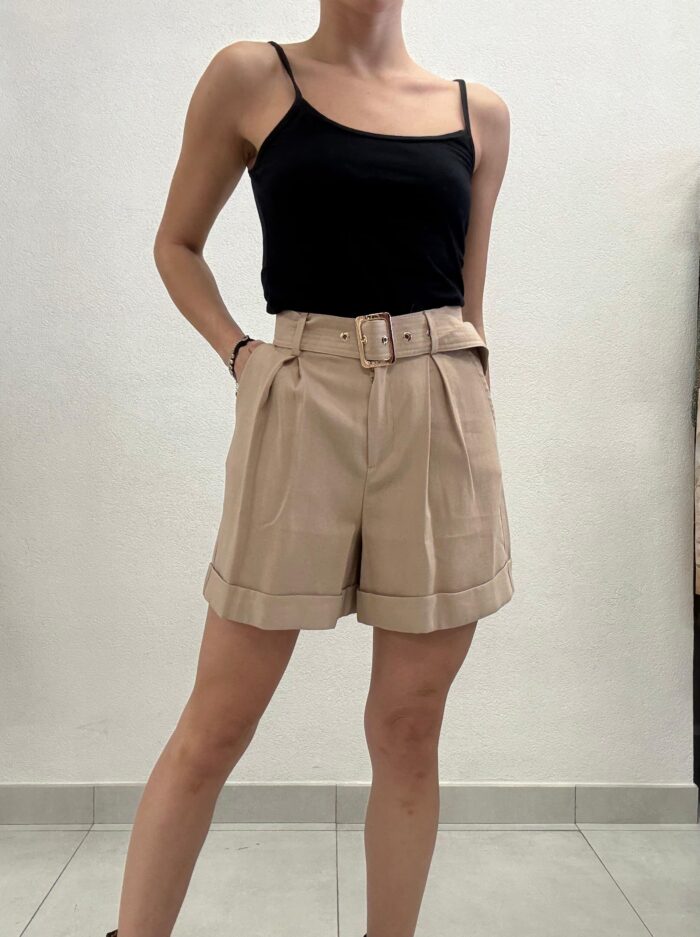 SHORTS BEIGE BIRDS Relish