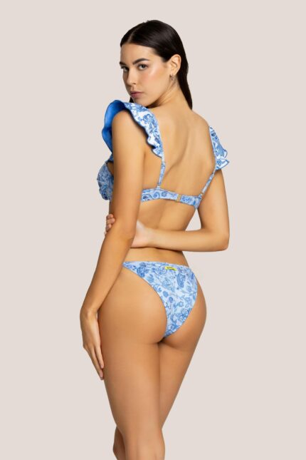 BIKINI A BALCONCINO CASHMERE AZZURRO 4giveness