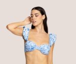 BIKINI A BALCONCINO CASHMERE AZZURRO 4giveness