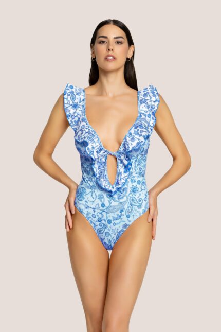 INTERO MONOKINI CASHMERE AZZURRO 4giveness