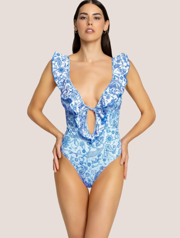 INTERO MONOKINI CASHMERE AZZURRO 4giveness