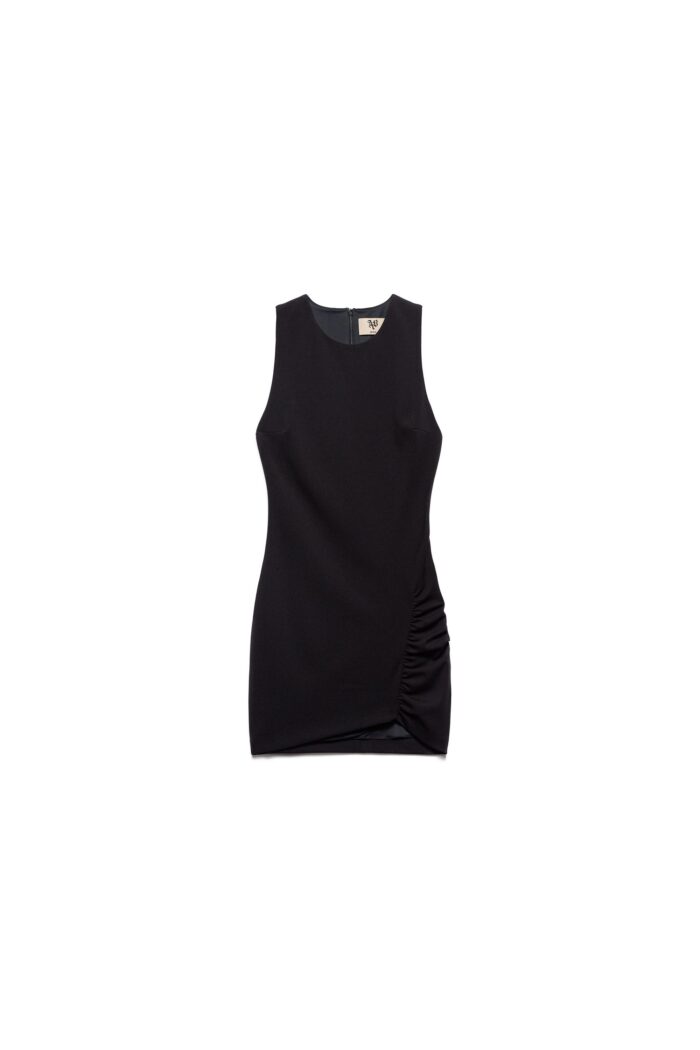 ABITO A TUBINO NERO TANK DRESS SANDY Aniye By