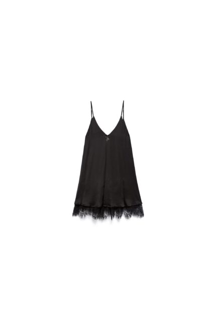 ABITO CORTO RASO NERO BABYDOLL TARA Aniye by