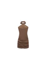 ABITO TUBINO FANGO COLLAR DRESS DEMI Aniye By