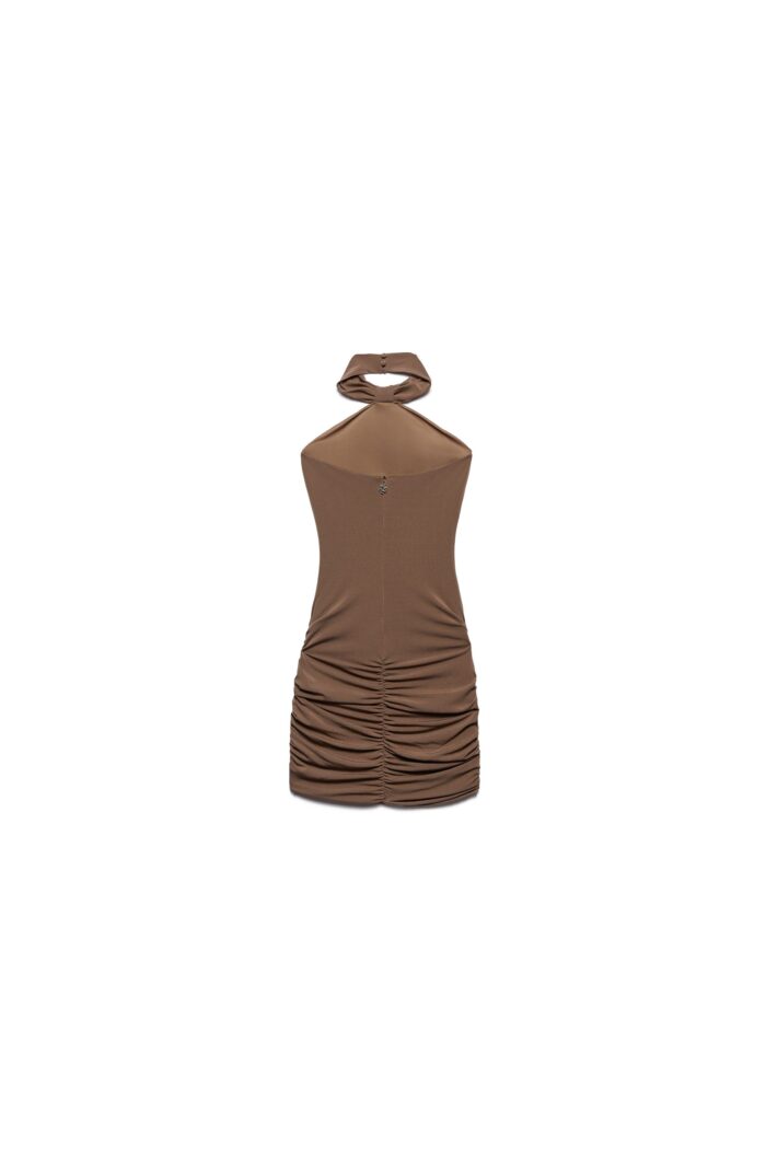 ABITO TUBINO FANGO COLLAR DRESS DEMI Aniye By