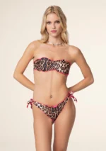 BIKINI A FASCIA MACULATO ROSA Effek