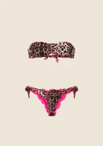 BIKINI A FASCIA MACULATO ROSA Effek