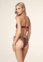 BIKINI A FASCIA MACULATO ROSA Effek