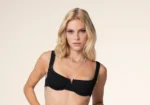 BIKINI CON FERRETTO NERO SPUGNA Effek