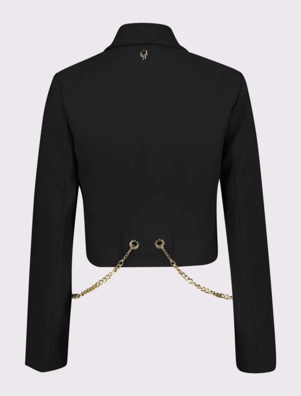 BLAZER NERO CROP Denny Rose