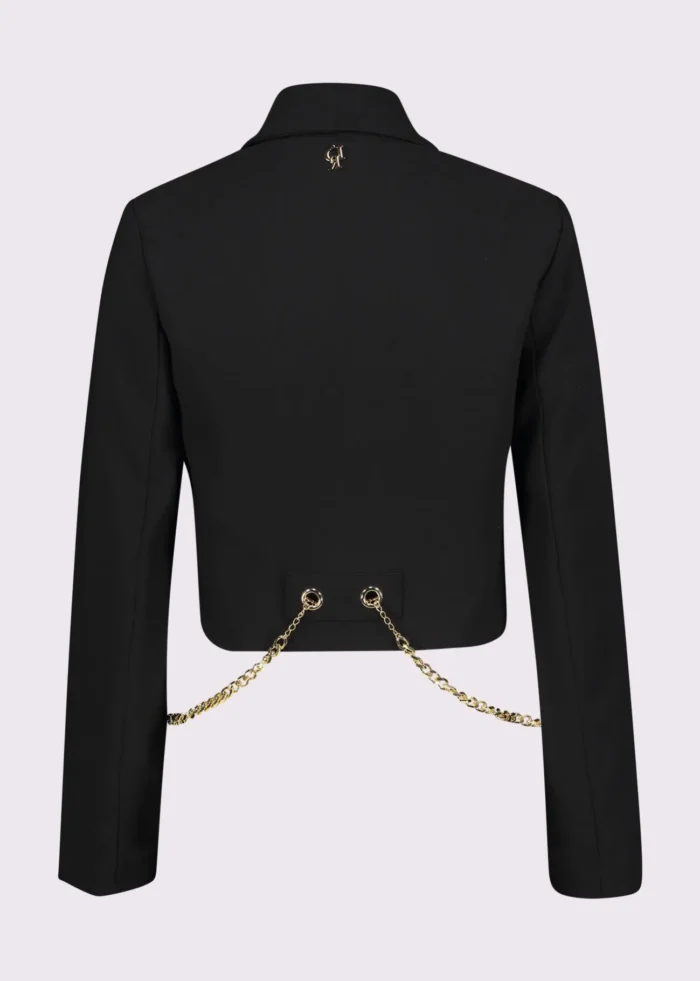 BLAZER NERO CROP Denny Rose