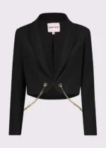 BLAZER NERO CROP Denny Rose