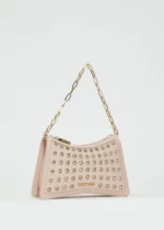 BORSA A SPALLA ROSA STRASS Denny Rose