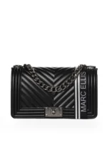BORSA FLAT MEDIUM NERA Marc Ellis