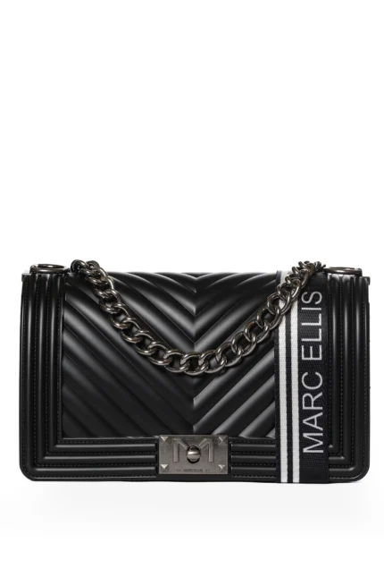 BORSA FLAT MEDIUM NERA Marc Ellis