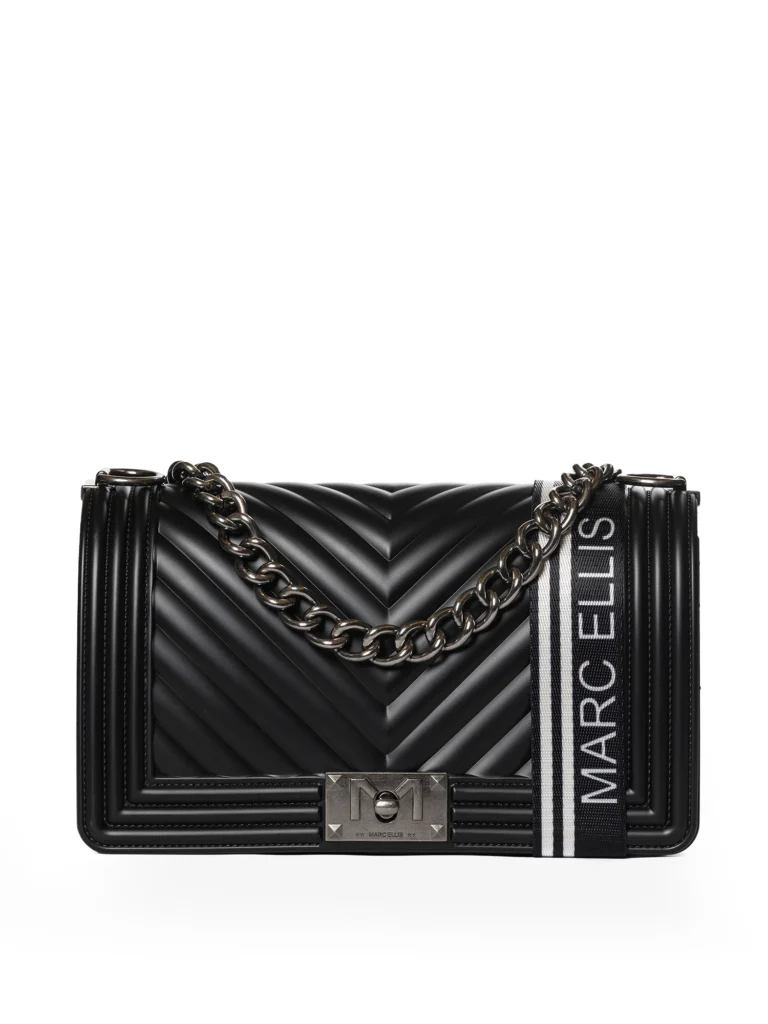 BORSA FLAT MEDIUM NERA Marc Ellis