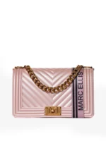 BORSA FLAT MEDIUM ROSA CHIARO Marc Ellis