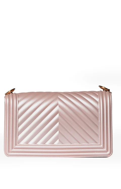BORSA FLAT MEDIUM ROSA CHIARO Marc Ellis