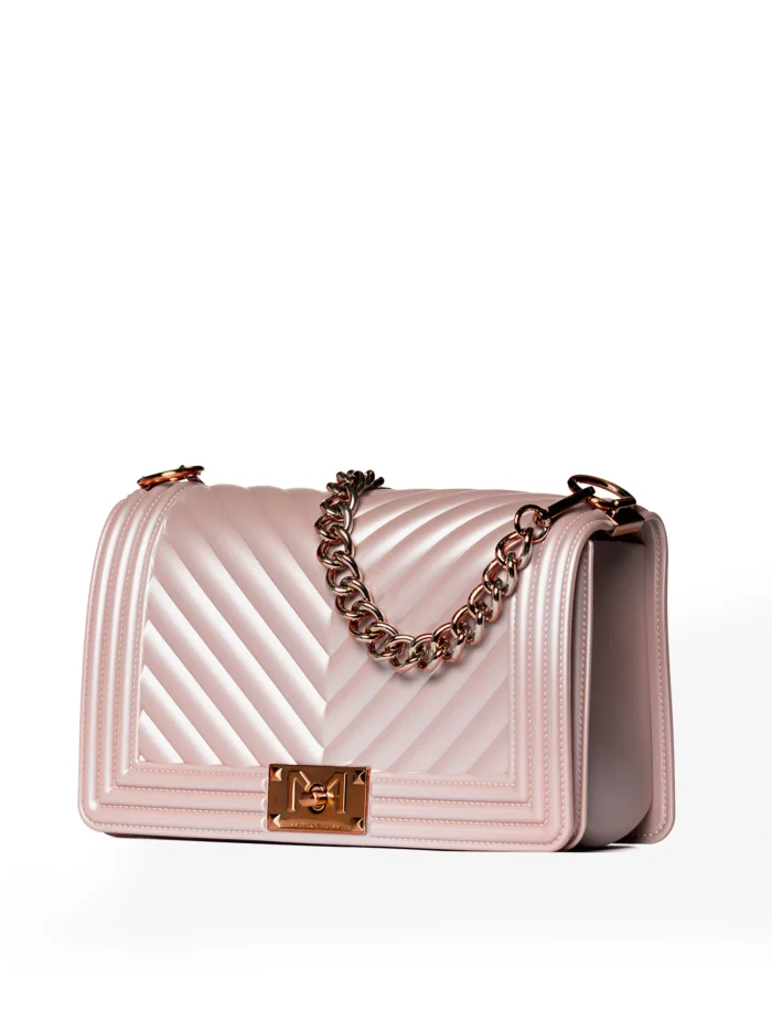 BORSA FLAT MEDIUM ROSA CHIARO Marc Ellis