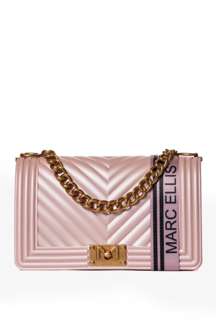 BORSA FLAT MEDIUM ROSA CHIARO Marc Ellis