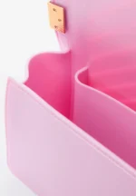 BORSA FLAT SMALL ROSA BUBBLE Marc Ellis